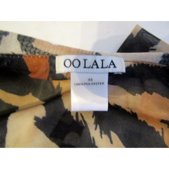 Oolala Cheetah Tiger Print Blazer Lightweight Jacket Retail $384 Size XS - Picture 7 of 7
